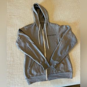 Pure Barre Grey Zip Hoodie